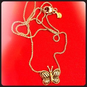Auth David Yurman Butterfly Necklace
